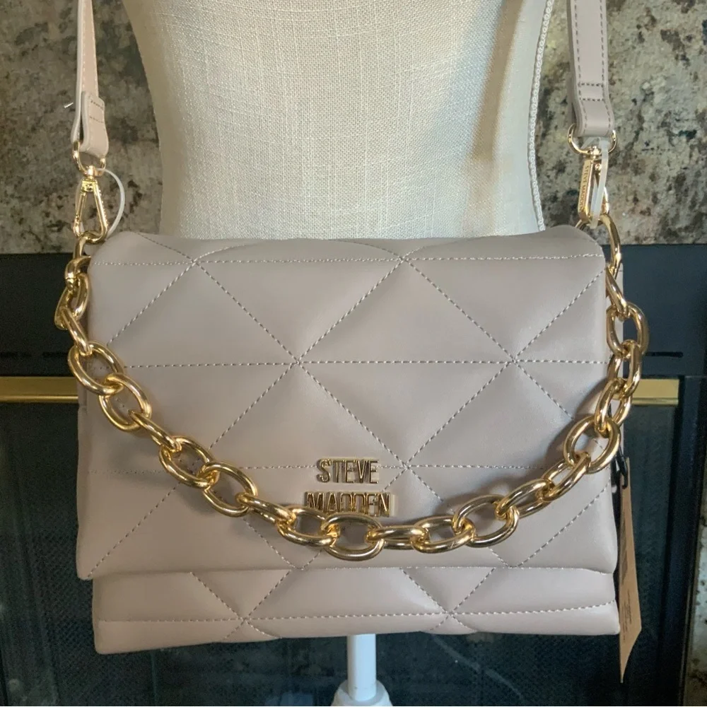 Steve Madden GRY quilted  Crossbody Bag - Picture 9 of 11